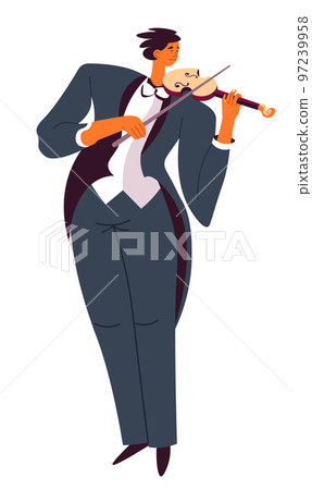 Violin player, classical music performer concert or practicing Violin player, classical music performer concert or practicing 97239958