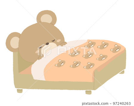 冬眠熊插畫 97240263