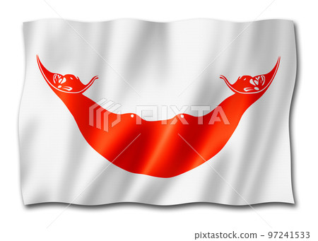Rapanui, Easter Island flag, Chile 97241533