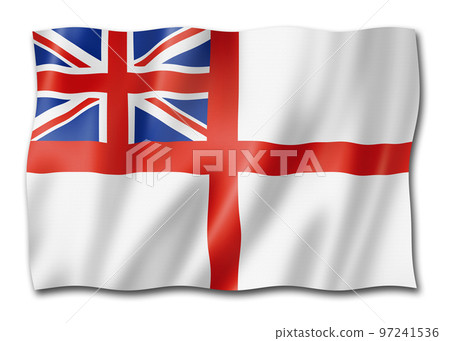 White Ensign, Royal Navy flag, UK 97241536