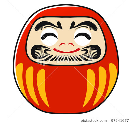 笑達磨沒有字母插圖素材 笑達磨沒有字母插圖素材 97241677