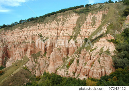 Geological reserve. The ravine of Rapa Rosie, Romania 97242412