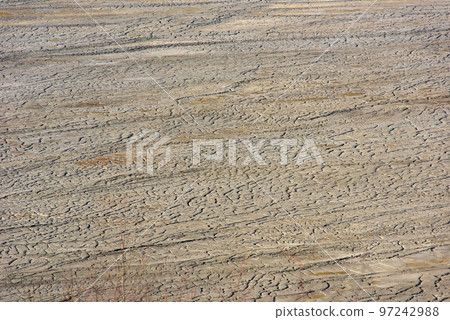 Pollution of a lake with contaminated water from a copper mine Pollution of a lake with contaminated water from a copper mine 97242988