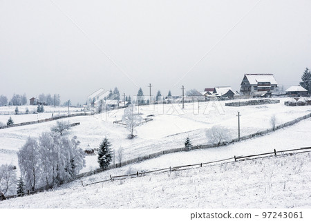 Winter countryside landscape Winter countryside landscape 97243061