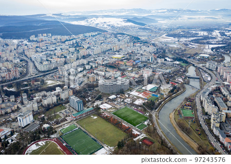 Aerial urban landscape Aerial urban landscape 97243576