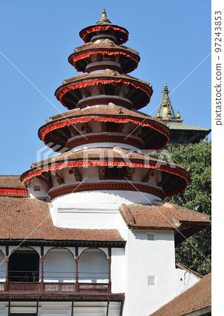 Nepali architecture in the Royal Palace, Kathmandu 97243853