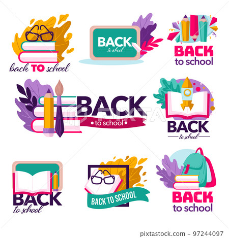 Back to school, studying and obtaining knowledge in establishment 97244097