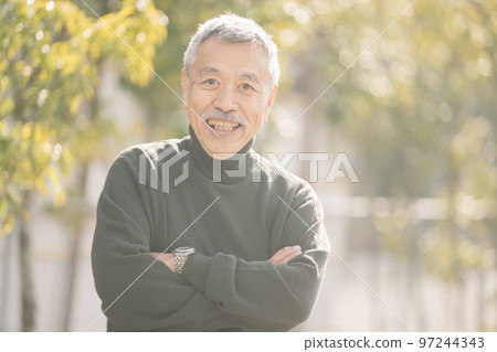 Senior men with a smile Senior men with a smile 97244343