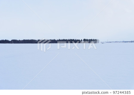北海道雪景 97244385