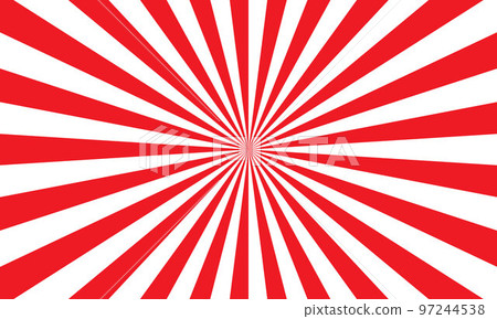 Red white color burst background. Rays background in retro style. Vector. Red white color burst background. Rays background in retro style. Vector. 97244538
