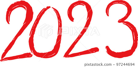 Characters of 2023 drawn with a brush New Year Rabbit Characters of 2023 drawn with a brush New Year Rabbit 97244694