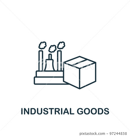 Industrial Goods icon. Monochrome simple Global Business icon for templates, web design and infographics Industrial Goods icon. Monochrome simple Global Business icon for templates, web design and infographics 97244838