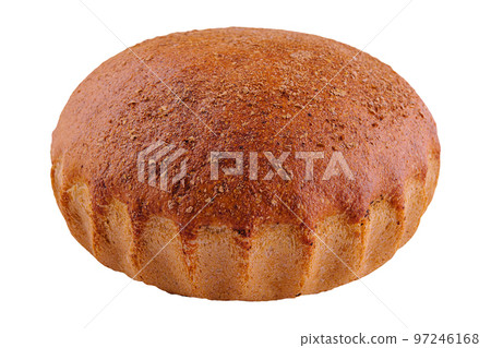 Freshly baked bread isolated on white background Freshly baked bread isolated on white background 97246168