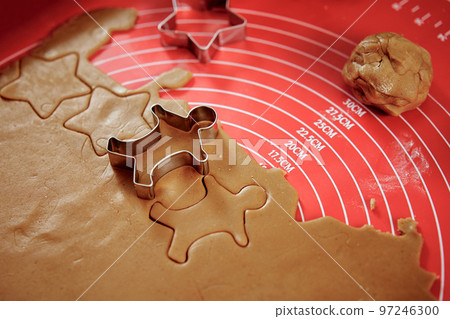 Raw dough for gingerbread cookies Raw dough for gingerbread cookies 97246300