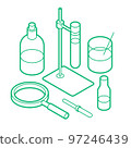 Chemistry Lab Isometric Illustration 97246439