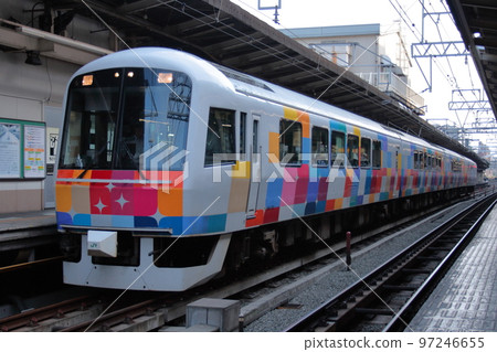 Series 485 Twinkle Twinkle Uetsu Train at JR Yokohama Station_2009//Photo 97246655