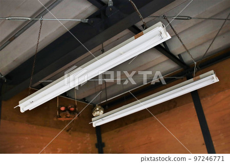 Old fluorescent light Old fluorescent light 97246771