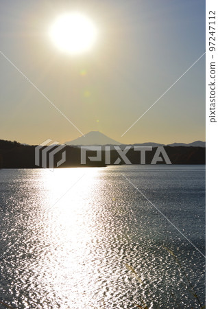 夕陽西下富士山 8 97247112