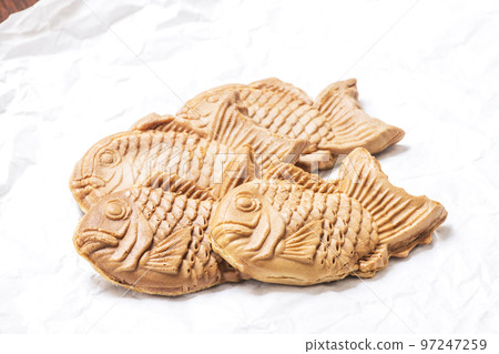 y燒，紅鯛魚，日本甜點，烤甜點，日本甜點，圖像素材 97247259