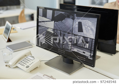 Background image surveillance camera feed 97248548