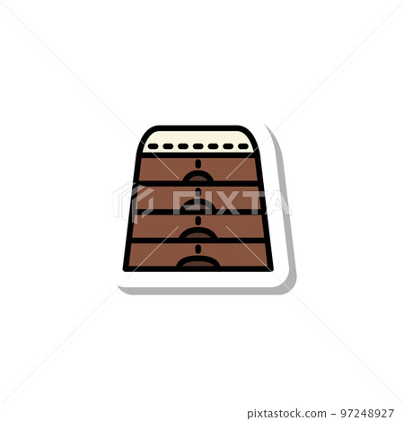 貼紙運動器材插畫跳箱 97248927