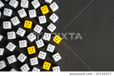 Optimism based on the poll results. Confidence in a better future. Hopeful for a good outcome. Mood of business and buyers, economic trends. Satisfaction, positive response. Medicine pharmacology 97249357