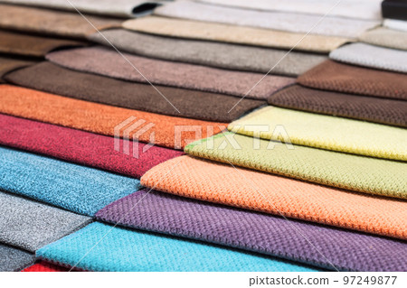 Colored tissue samples 97249877