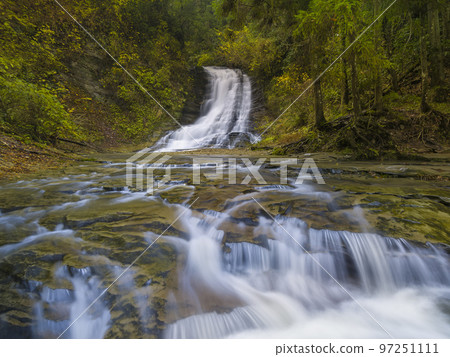 Chiba Prefecture Yoro Valley Bandai Waterfall / Bandai Waterfall, Japan 97251111
