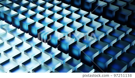 Blue square background material Blue square background material 97251138
