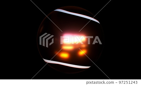 Gold tennis ball 97251243