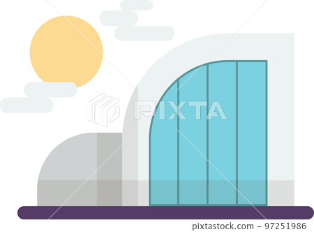 high rise buildings illustration in minimal style high rise buildings illustration in minimal style 97251986