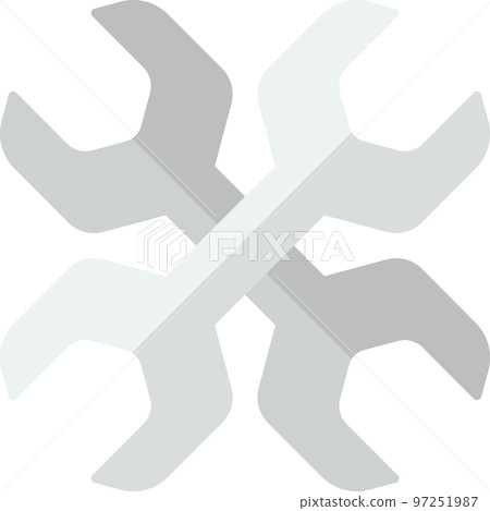 wrench illustration in minimal style wrench illustration in minimal style 97251987