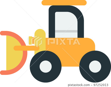 dozer illustration in minimal style dozer illustration in minimal style 97252013
