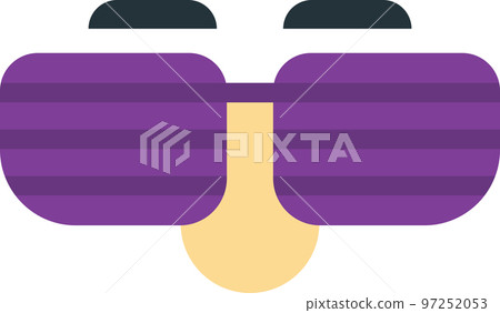 funny glasses illustration in minimal style funny glasses illustration in minimal style 97252053
