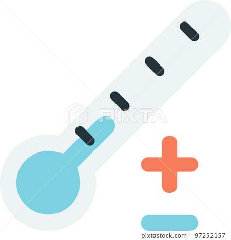 thermometer illustration in minimal style thermometer illustration in minimal style 97252157