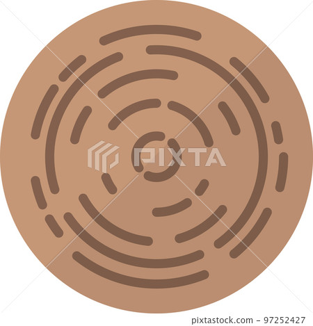 annual rings of wood illustration in minimal style annual rings of wood illustration in minimal style 97252427