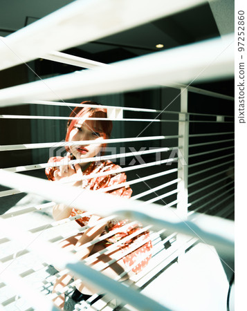 A woman in China clothes 97252860