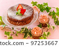 Gateau chocolate and cupcake 97253667