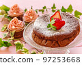 Gateau chocolate and cupcake 97253668