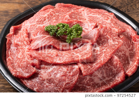 Kuroge Wagyu Beef Thigh For Grilled Meat Kuroge Wagyu Beef Thigh For Grilled Meat 97254527