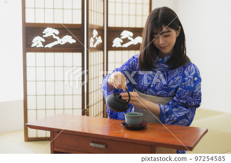 Arimatsu Shibori Yukata Nambu Tekki 97254585