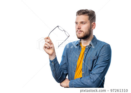 Man with eyeglasses Man with eyeglasses 97261310