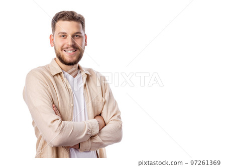 Happy man portrait Happy man portrait 97261369