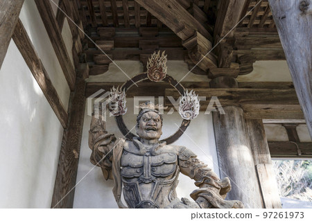 Koto Sanzan Ryuozan Saimyoji Temple Two Kings Statue 97261973