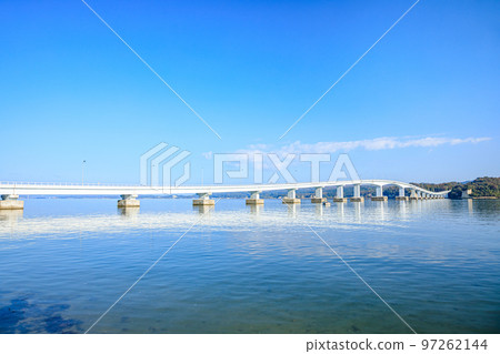 Notojima Ohashi Bridge in autumn, Nanao City, Ishikawa Prefecture 97262144