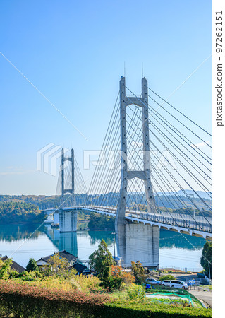 Autumn Twin Bridge Noto Nanao City, Ishikawa Prefecture 97262151