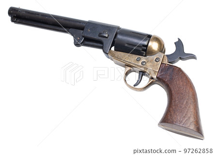 Old West Gun - Cocked and Locked Army Revolver Old West Gun - Cocked and Locked Army Revolver 97262858