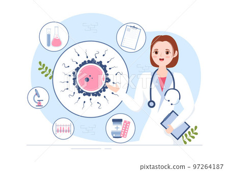 Fertility Clinic on Infertility Treatment for Couples and Handles in Vitro Fertilization Programs in Flat Cartoon Hand Drawn Templates Illustration Fertility Clinic on Infertility Treatment for Couples and Handles in Vitro Fertilization Programs in Flat Cartoon Hand Drawn Templates Illustration 97264187
