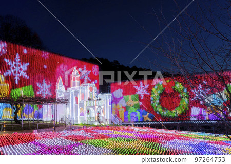 Illuminations at Ashikaga Flower Park Hikari no Hana Niwa, Ashikaga City, Tochigi Prefecture Illuminations at Ashikaga Flower Park Hikari no Hana Niwa, Ashikaga City, Tochigi Prefecture 97264753