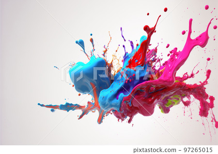paint ink splash splash paint 97265015